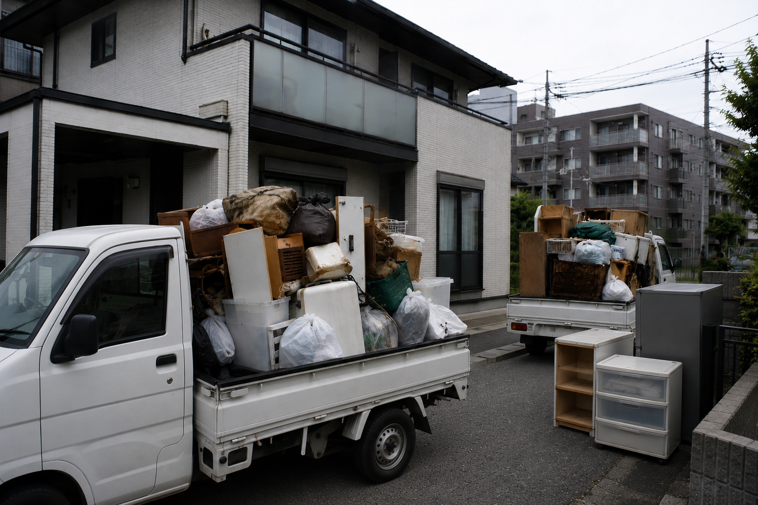 不用品回収作業の様子②